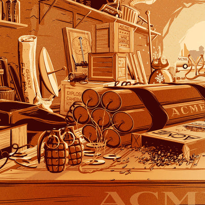 Desk of Mr. Coyote | Copper Metallic Variant | Famous Desks