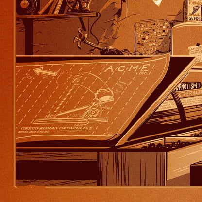 Desk of Mr. Coyote | Copper Metallic Variant | Famous Desks