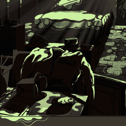 Desk of Dr. Venkman | Famous Desks (Glow-in-the-Dark)