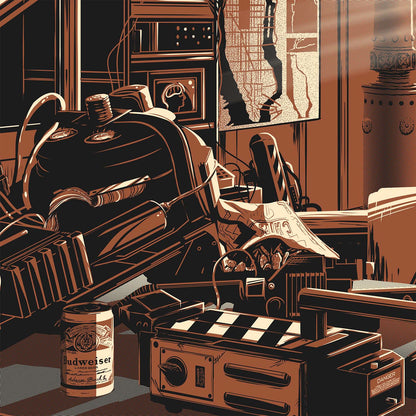 Desk of Dr. Venkman | Famous Desks (Glow-in-the-Dark)