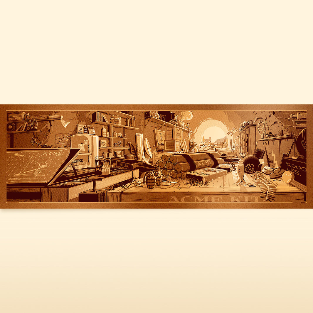 Desk of Mr. Coyote | Copper Metallic Variant | Famous Desks