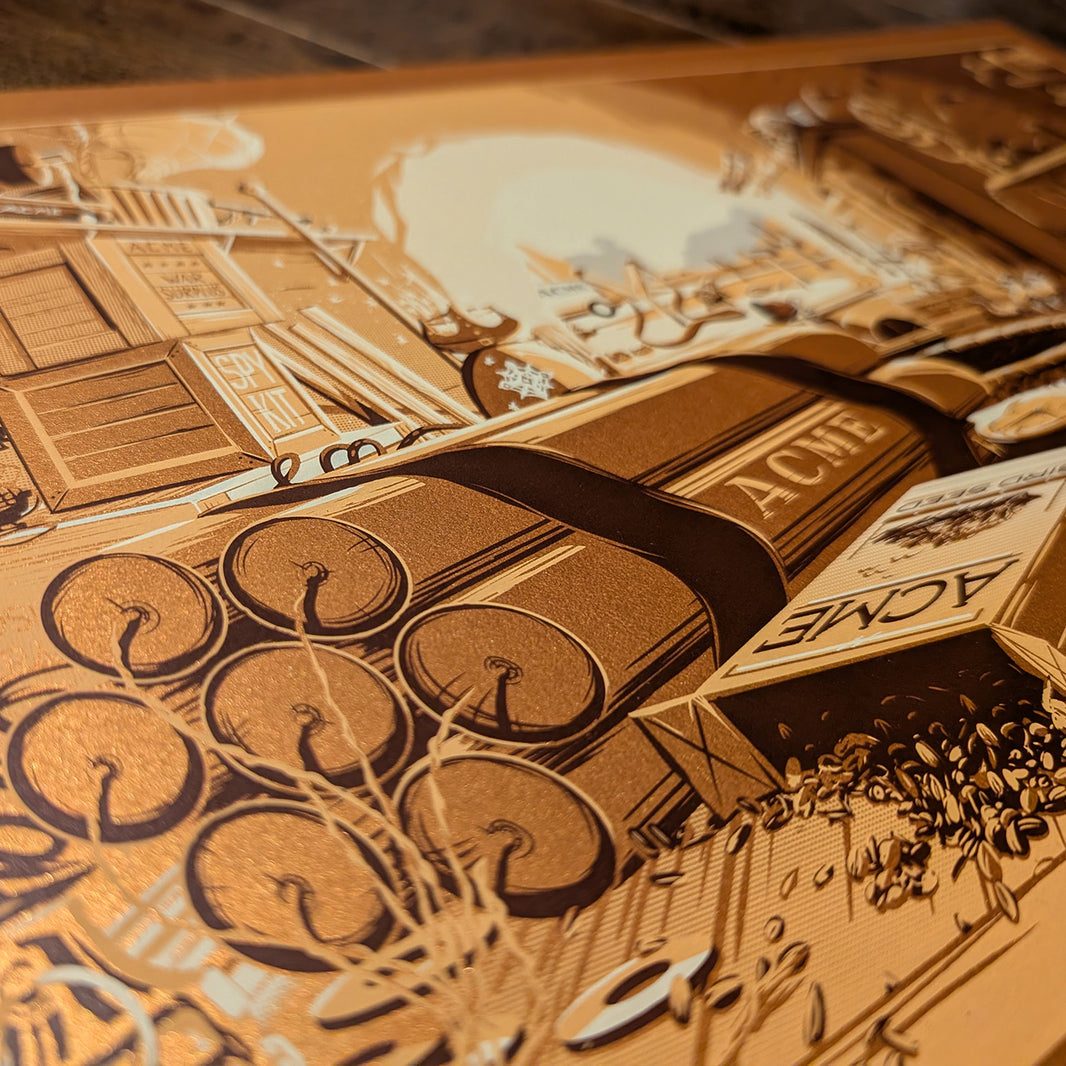 Desk of Mr. Coyote | Copper Metallic Variant | Famous Desks