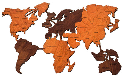 Wooden World Map | Luxury Board Game